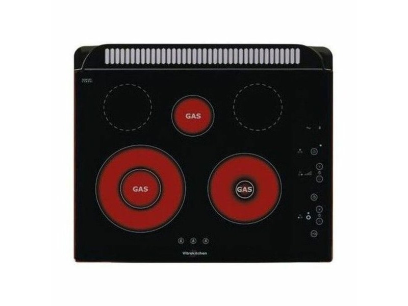Стъклокерамичен котлон Vitrokitchen 301TGN 60 cm Черен (5 зона за готвене) Стъклокерамичен котлон Vitrokitchen 301TGN 60 cm Черен (5 зона за готвене)