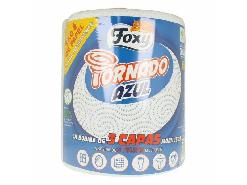 Кухненска Хартия Foxy Tornado Azul