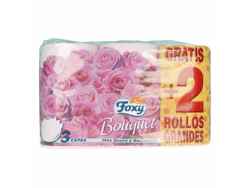 Тоалетна Хартия Foxy Bouquet 3 слоя (6 uds)