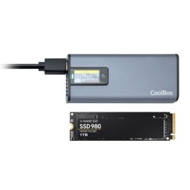 Калъф за твърд диск CoolBox COO-MCM-M2F Сив Сребрист 2,5