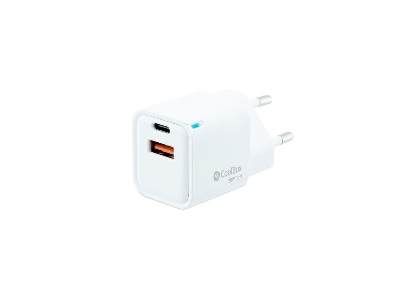 Зарядно за стена CoolBox COO-CUP-20CA Бял 20 W