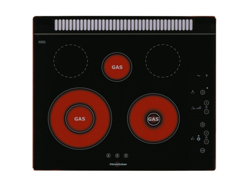 Газов котлон Vitrokitchen 201TGBA 60 cm