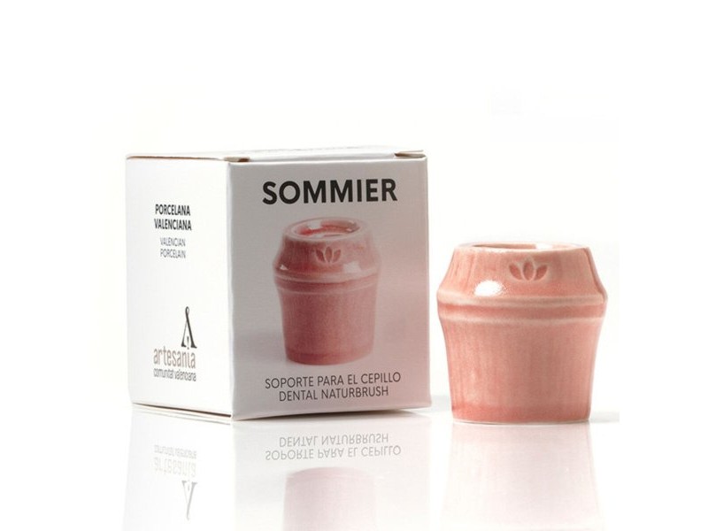 Поставка за Четка за Зъби Naturbrush Sommier Червен