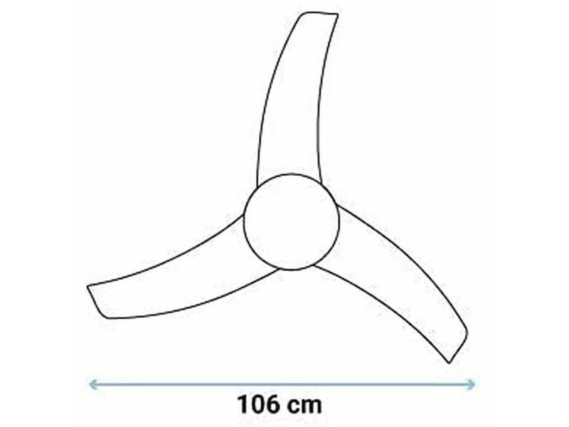 Вентилатор за таван Universal Blue MISTRAL 3042 60W (106 cm)