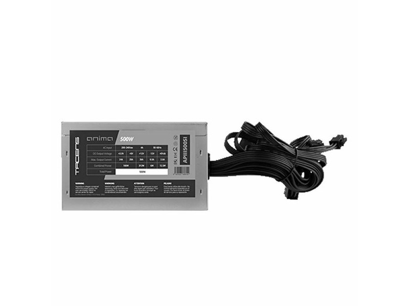 Захранване Mars Gaming APIII500SI 500W Черен Стомана 500 W 6 W