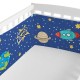 Протектор за ясла HappyFriday Mr Fox Space rocket  Многоцветен 210 x 40 cm