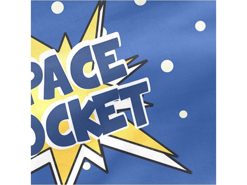 Протектор за ясла HappyFriday Mr Fox Space rocket  Многоцветен 210 x 40 cm