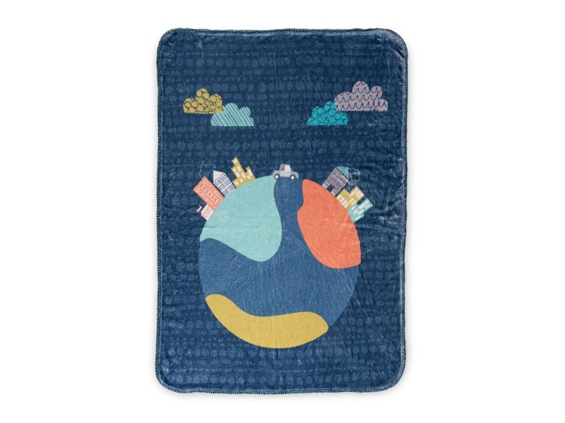 Одеяло HappyFriday Moshi Moshi Holidays Многоцветен Микрофибър 110 x 140 cm