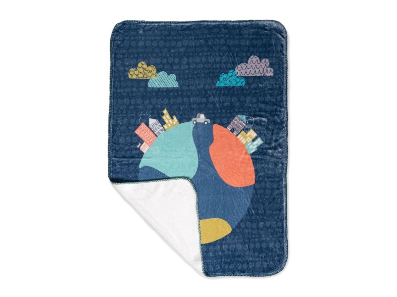 Одеяло HappyFriday Moshi Moshi Holidays Многоцветен Микрофибър 110 x 140 cm