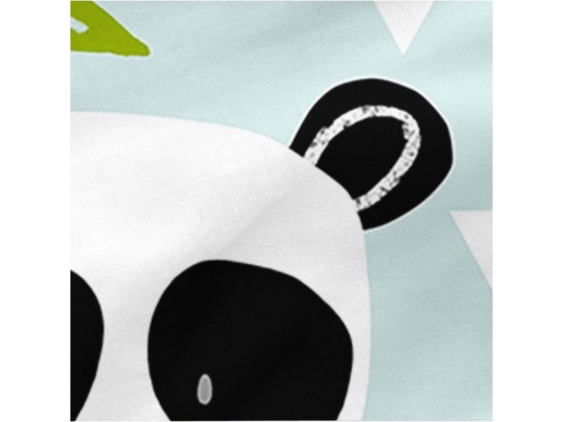 Спален Чувал без Пълнеж HappyFriday Moshi Moshi Panda garden blue Син 90 x 200 cm