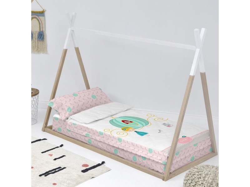 Спален Чувал без Пълнеж HappyFriday Mr fox Pumpkin Многоцветен 90 x 200 cm