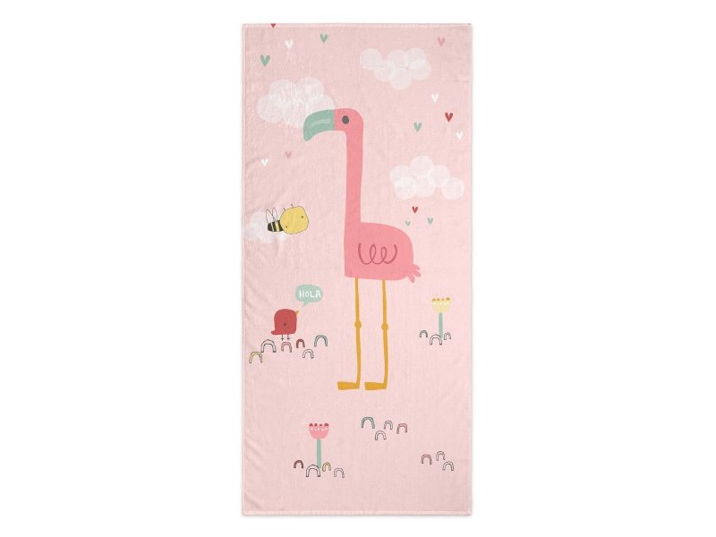 Кърпа за баня HappyFriday Moshi Moshi Hola Многоцветен 70 x 150 cm