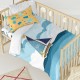 Комплект покривка за завивка HappyFriday Le Petit Prince Navigateur Многоцветен Бебешко Креватче 2 Части Комплект покривка за завивка HappyFriday Le Petit Prince Navigateur Многоцветен Бебешко Креватче 2 Части