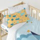 Комплект покривка за завивка HappyFriday Le Petit Prince Navigateur Многоцветен Бебешко Креватче 2 Части Комплект покривка за завивка HappyFriday Le Petit Prince Navigateur Многоцветен Бебешко Креватче 2 Части