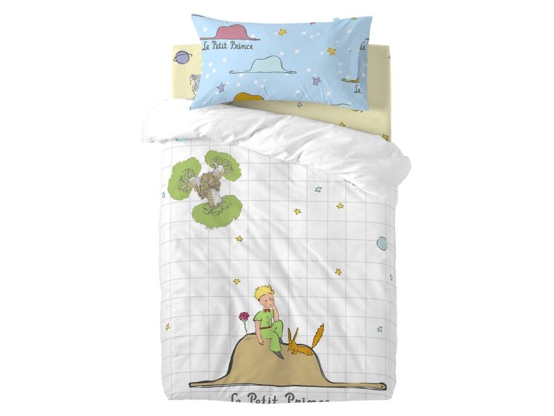 Комплект покривка за завивка HappyFriday Le Petit Prince Imagination Многоцветен Бебешко Креватче 2 Части Комплект покривка за завивка HappyFriday Le Petit Prince Imagination Многоцветен Бебешко Креватче 2 Части