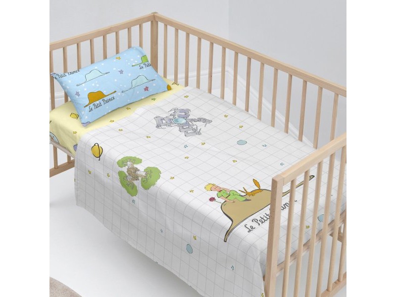 Комплект Чаршафи HappyFriday Le Petit Prince Imagination Многоцветен Бебешко Креватче 2 Части