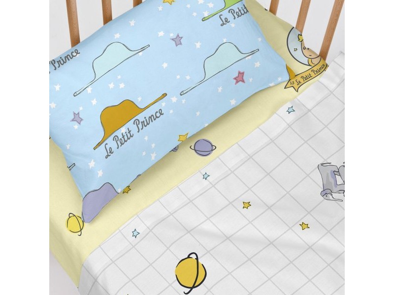 Комплект Чаршафи HappyFriday Le Petit Prince Imagination Многоцветен Бебешко Креватче 2 Части