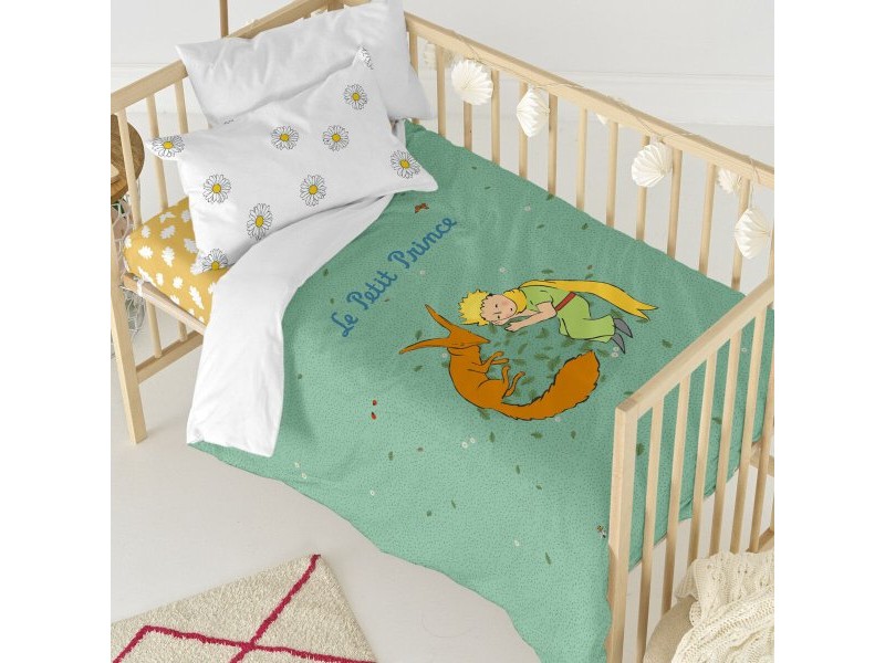 Комплект покривка за завивка HappyFriday Le Petit Prince Le Printemps Многоцветен Бебешко Креватче 2 Части