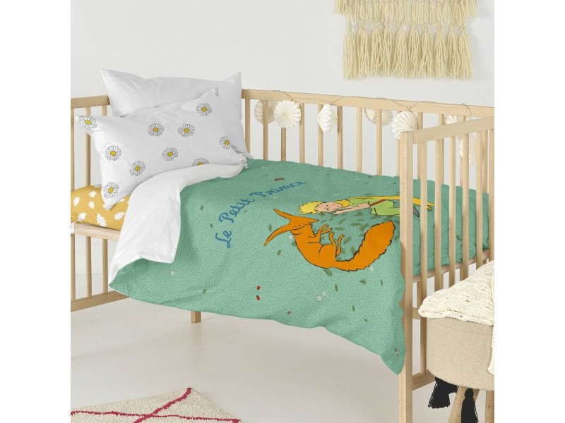 Комплект покривка за завивка HappyFriday Le Petit Prince Le Printemps Многоцветен Бебешко Креватче 2 Части