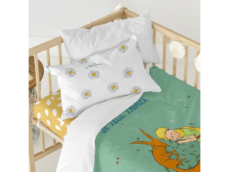 Комплект покривка за завивка HappyFriday Le Petit Prince Le Printemps Многоцветен Бебешко Креватче 2 Части