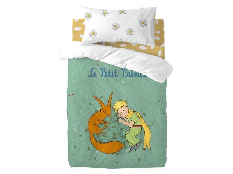 Комплект покривка за завивка HappyFriday Le Petit Prince Le Printemps Многоцветен Бебешко Креватче 2 Части
