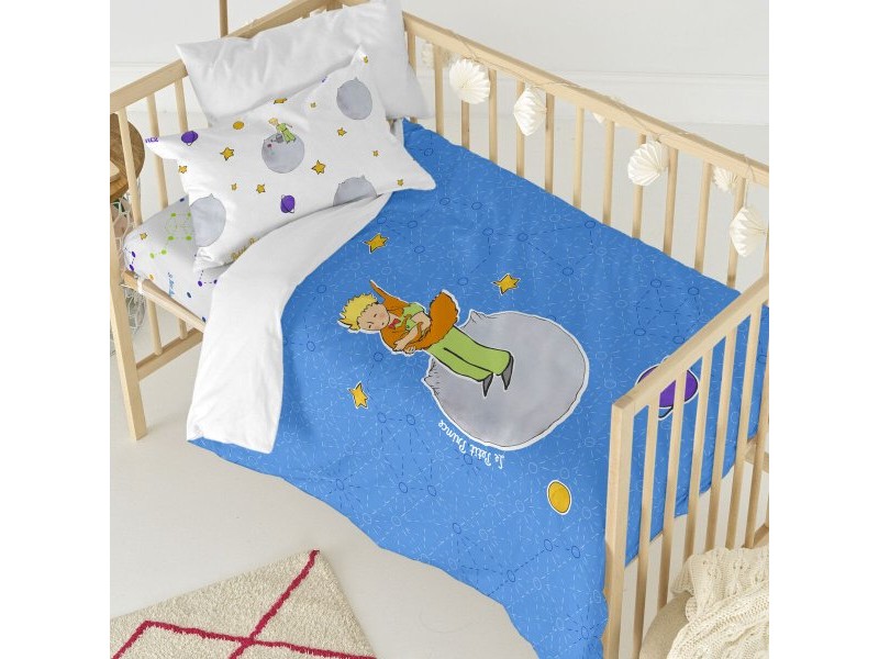 Комплект покривка за завивка HappyFriday Le Petit Prince Accolade Многоцветен Бебешко Креватче 2 Части