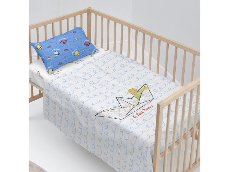 Комплект Чаршафи HappyFriday Le Petit Prince Navire  Многоцветен Бебешко Креватче 2 Части