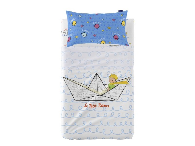 Комплект Чаршафи HappyFriday Le Petit Prince Navire  Многоцветен Бебешко Креватче 2 Части