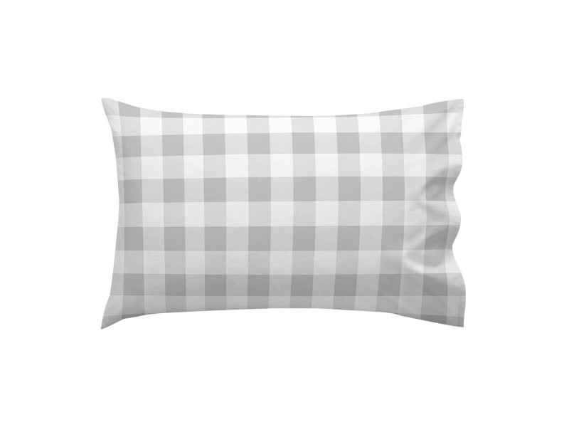 Комплект покривка за завивка HappyFriday Basic Kids Сив Бебешко Креватче Гингам 2 Части