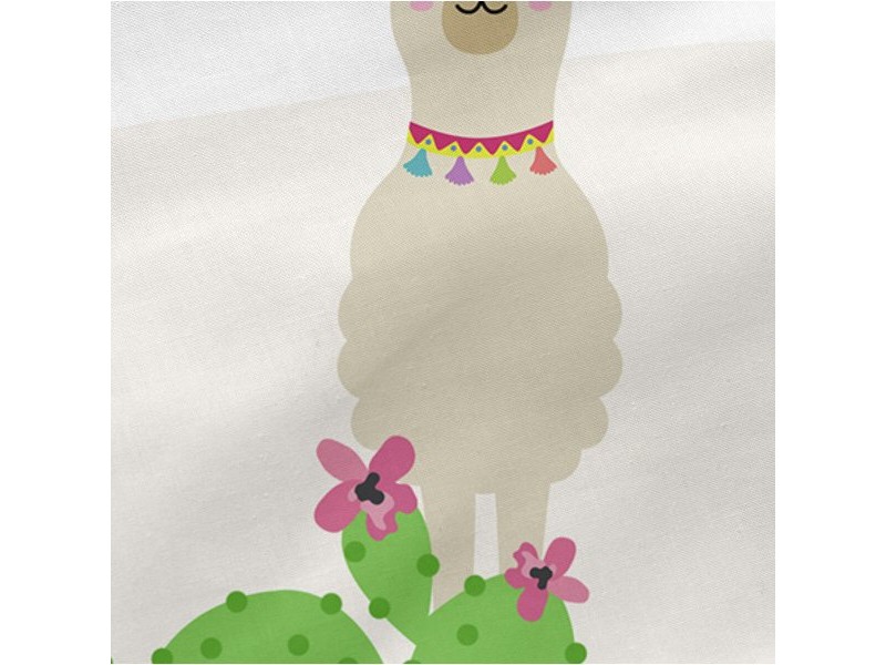 Протектор за ясла HappyFriday Moshi Moshi Cute llamas Многоцветен 210 x 40 cm