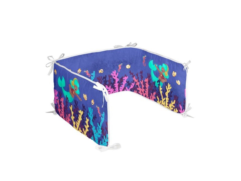 Протектор за ясла HappyFriday Mr Fox Happy mermaid Многоцветен 210 x 40 cm