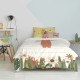 Комплект покривка за завивка HappyFriday Mr Fox Jungle life  Многоцветен 80 легло 2 Части