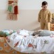 Комплект покривка за завивка HappyFriday Mr Fox World trip Многоцветен 105 легло 2 Части