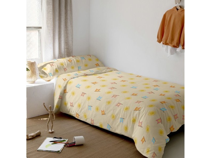 Комплект покривка за завивка HappyFriday Happynois Camping Многоцветен 80/90 легло 2 Части