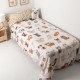 Комплект покривка за завивка HappyFriday Mr Fox Cats Многоцветен 80/90 легло 2 Части Комплект покривка за завивка HappyFriday Mr Fox Cats Многоцветен 80/90 легло 2 Части