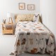 Комплект покривка за завивка HappyFriday Mr Fox Cats Многоцветен 80/90 легло 2 Части Комплект покривка за завивка HappyFriday Mr Fox Cats Многоцветен 80/90 легло 2 Части