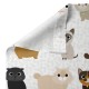 Комплект Чаршафи HappyFriday Mr Fox Cats Многоцветен Бебешко Креватче 2 Части