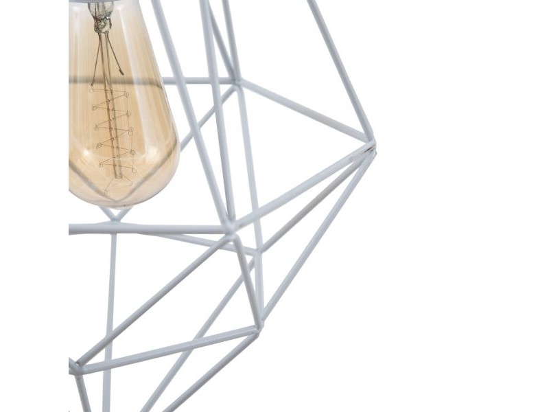 Полилей Метал 26 x 26 x 46 cm Бял