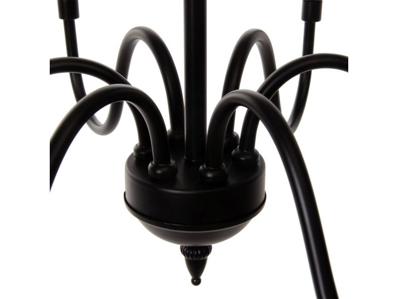 Полилей Бял Черен Желязо 40 W 220 V 65 x 65 x 49,5 cm
