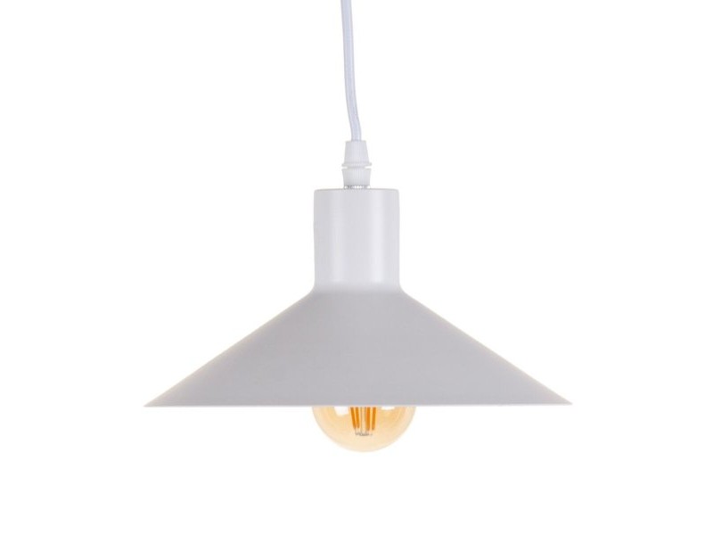 Полилей Бял Желязо Модерен 220 V 22 x 22 x 15 cm
