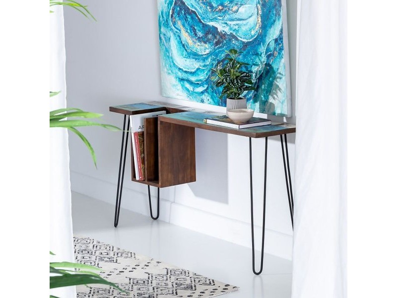Бюро 140 x 35 x 77 cm Метал Дървен
