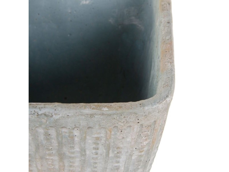 Саксия Сив Цимент 19,5 x 19,5 x 19 cm