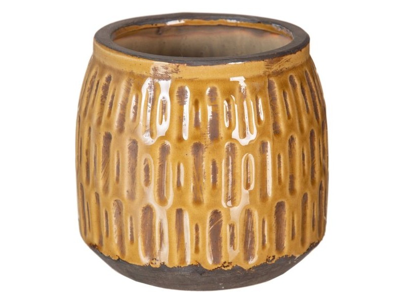 Саксия Горчица Керамика 14 x 14 x 13 cm