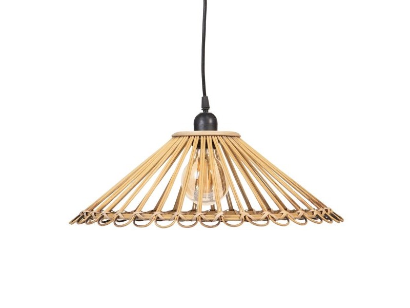 Полилей 57 x 57 x 20,5 cm Естествен Бамбук 220 V 240 V 60 W (2 броя)