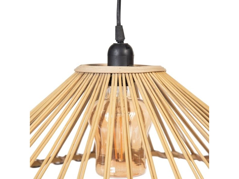 Полилей 57 x 57 x 20,5 cm Естествен Бамбук 220 V 240 V 60 W (2 броя)