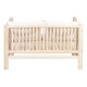 Двуместно канапе AKAR 131 x 80 x 77,5 cm Естествен тиково дърво