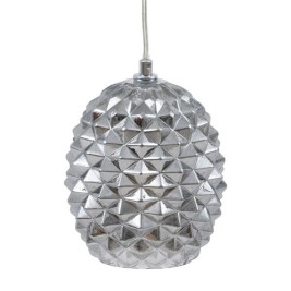 Полилей 15 x 15 x 17,5 cm Кристал Сребро Желязо Ø 15 cm