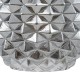 Полилей 15 x 15 x 17,5 cm Кристал Сребро Желязо Ø 15 cm