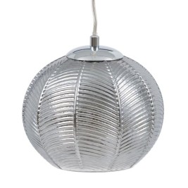 Полилей 20 x 20 x 15,5 cm Кристал Сребро Желязо Ø 20 cm