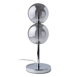 Настолна лампа Сребрист Кристал Желязо Hierro/Cristal 28 W 220 V 240 V 220 -240 V 15 x 15 x 48 cm